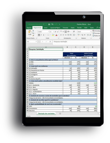 Solvis – Ícone – Resultados e Relatórios – Planilha Solvis - Ícone - Resultados e Relatórios - Planilha