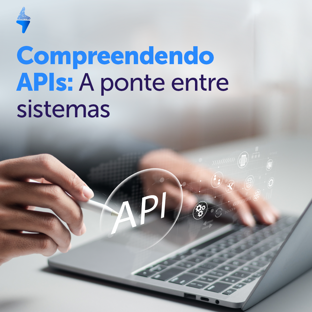 O que é API? São conjuntos de regras e protocolos que permitem que diferentes sistemas conversem entre si, atuando como pontes que facilitam a troca de informações.