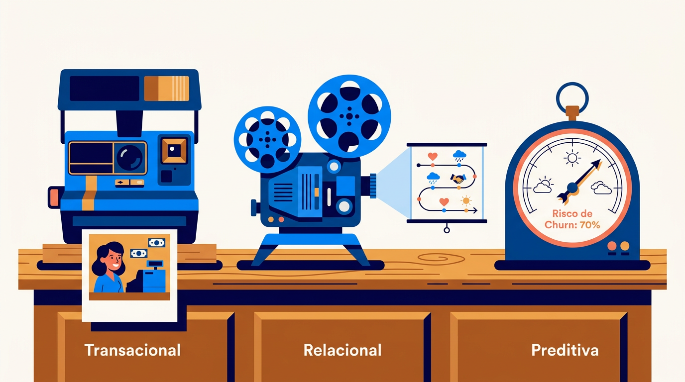 Ilustração sobre tipos de pesquisa