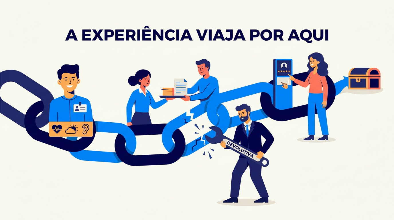 Ilustração sobre pesquisa interna