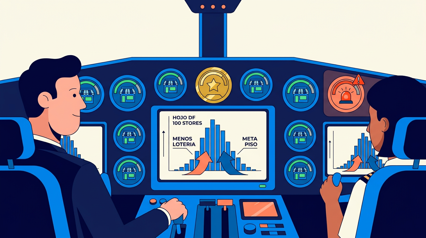 Ilustração sobre redes e franquias