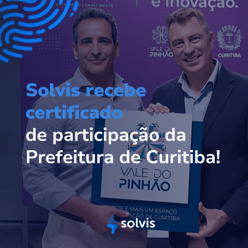 Solvis recebe certificado de participação da Prefeitura de Curitiba!